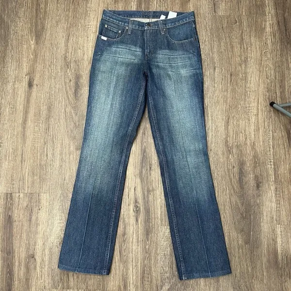 Cruel Girl Slim Juniors Size 9 Long Bootcut Jeans Dark Wash‎ Western Mid Rise - Image 2