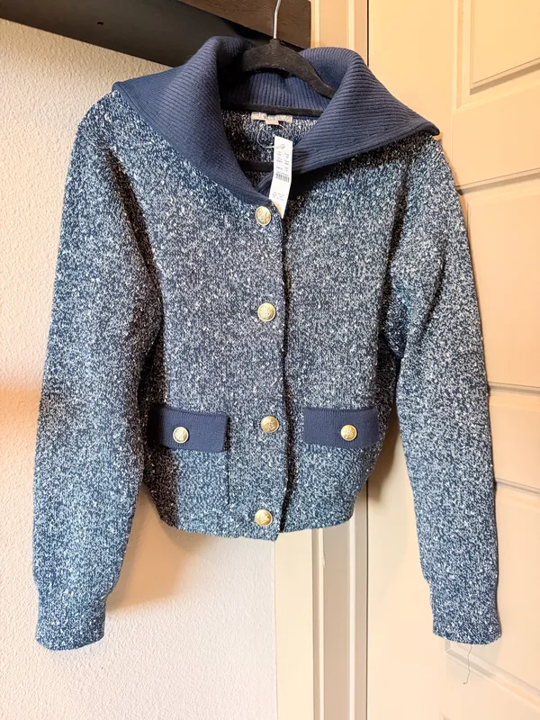 J. Crew Sailor Collar Cardigan - Image 2