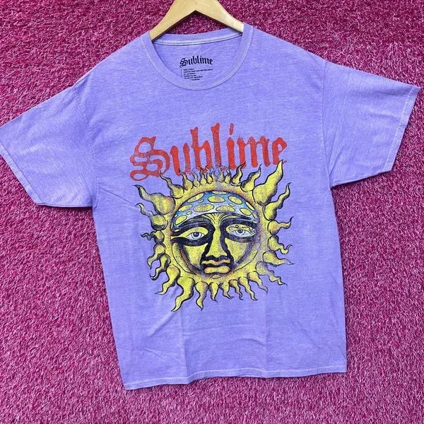 Sublime 40 oz to Freedom Sun Logo T Shirt Medium - Image 4