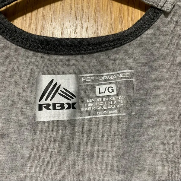 RBX Gray Strappy Tank Top - Size Large - Image 3