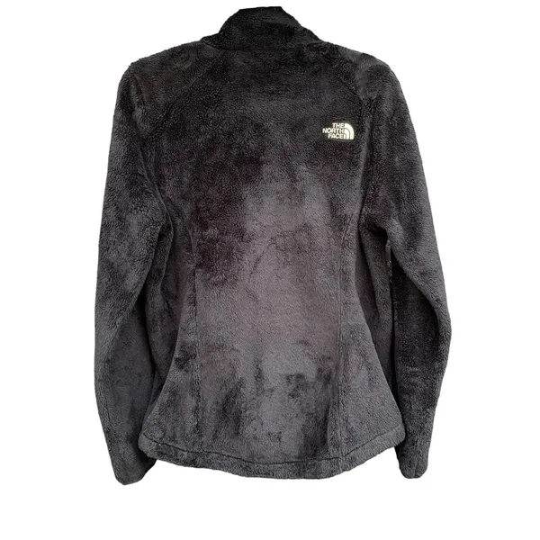The North Face Osito Black Curry Gold fuzzy fleece jacket Women's Size Medium M - Image 3