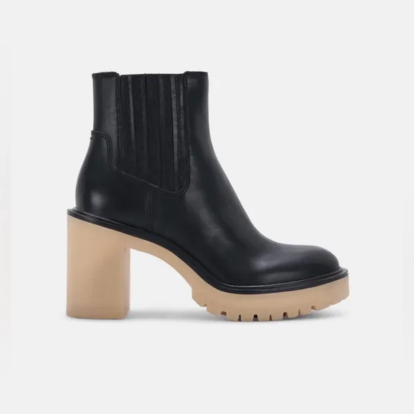 Dolce Vita Black Caster H20 Booties Size 8.5 C11-036 - Image 2