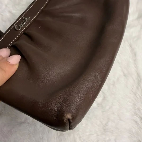 COACH Brown Wristlet - Image 3