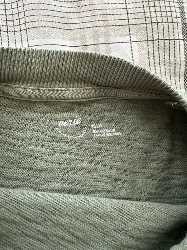 Aerie It’s Casual Knit Slub T-Shirt - Image 5