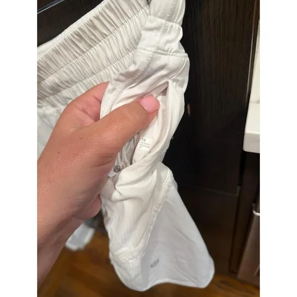 Lululemon athletic shorts white relaxed, high-rise silhouette 16 - Image 2