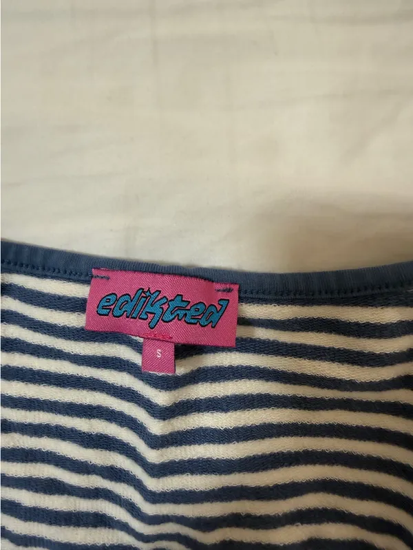 Edikted blue striped tank top - Image 2