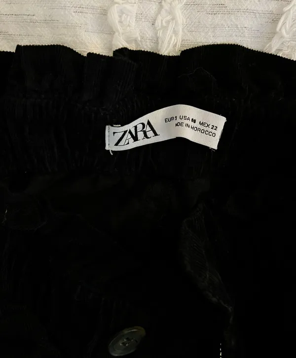 Zara High Waisted Paperbag Pants - Image 2