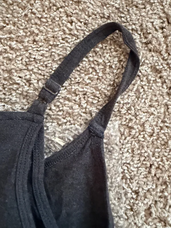 Nib Zenana Relaxed Mini Dress With Built-In Romper Liner Black Size Medium - Image 6