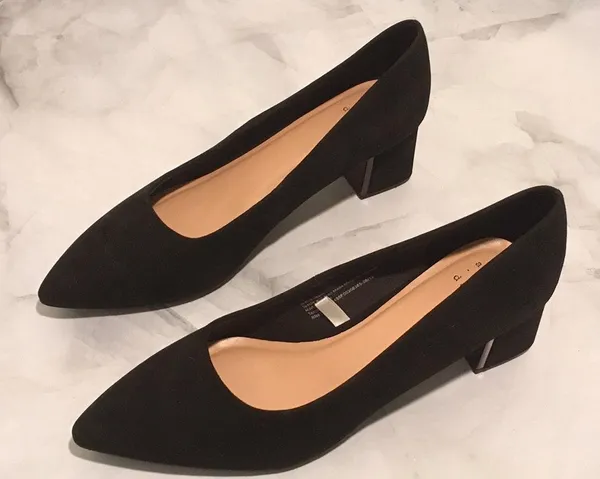 Black Heels, Size 9 1/2 - Image 2
