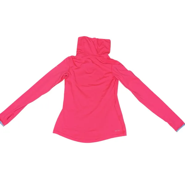 Nike Pro Hyperwarm Funnel Neck Dri-FIT Top Medium Neon Coral - Image 10