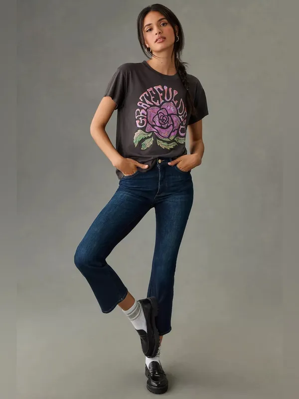 NWT Anthropologie Letluv Grateful Dead Graphic Tee ~ SOLD OUT ~ XXS - Image 2