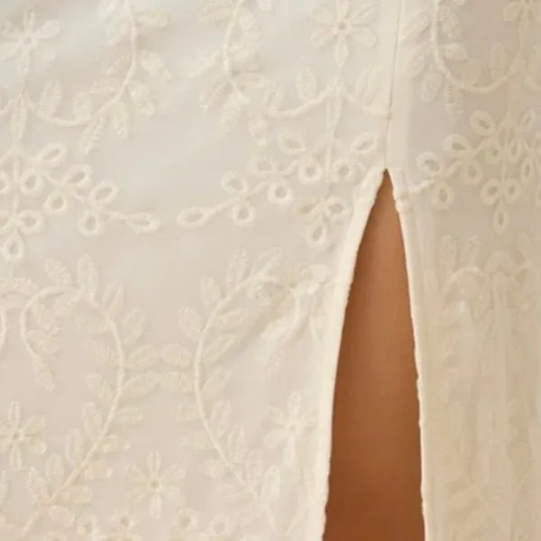 Altar’d State Embroidered Mesh Lace Maxi Skirt NWT Small - Image 2