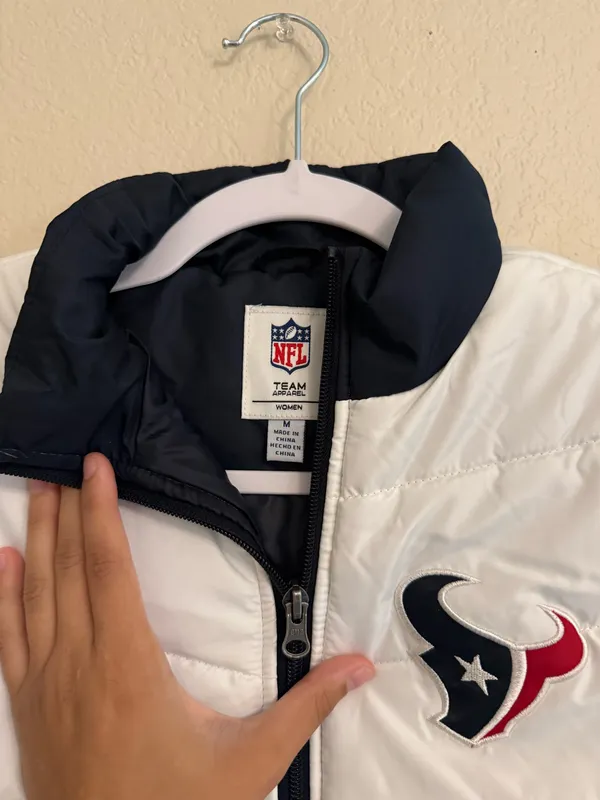 NFL Team Apparel Houston Texans NFL Puffer Vest Size M - Image 4