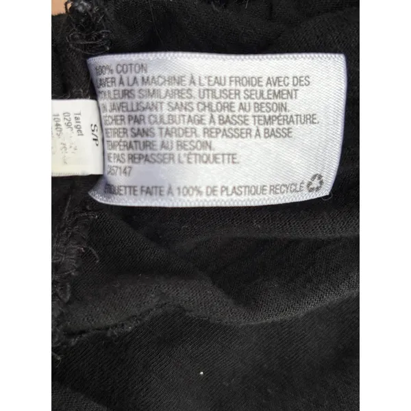 Liz Lange Maternity Target Black Short Sleeve Ruched Side T-Shirt Small S/P - Image 3