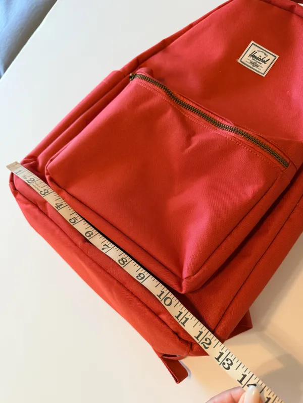 Herschel coral red medium sized backpack, laptop backpack, New! Orange - Image 7
