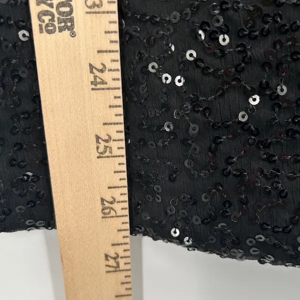 Pendleton Womens Black Sequin Silk Tank Top‎ Size Large Going Out Top Party - Image 6