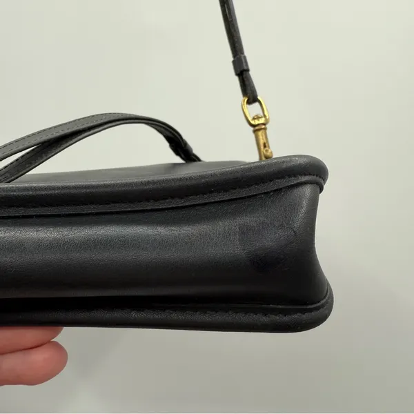 Vintage Coach Bonnie Cashin Era‎ Convertible Black Crossbody Wristlet Bag - Image 11