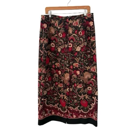 Vintage RL Richard Size 16 Floral Maxi Skirt - Image 2