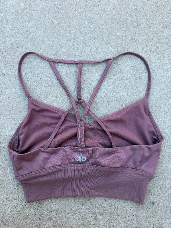 Alo Yoga Purple Strappy Athletic Sports Bra Women Size XS - Image 3