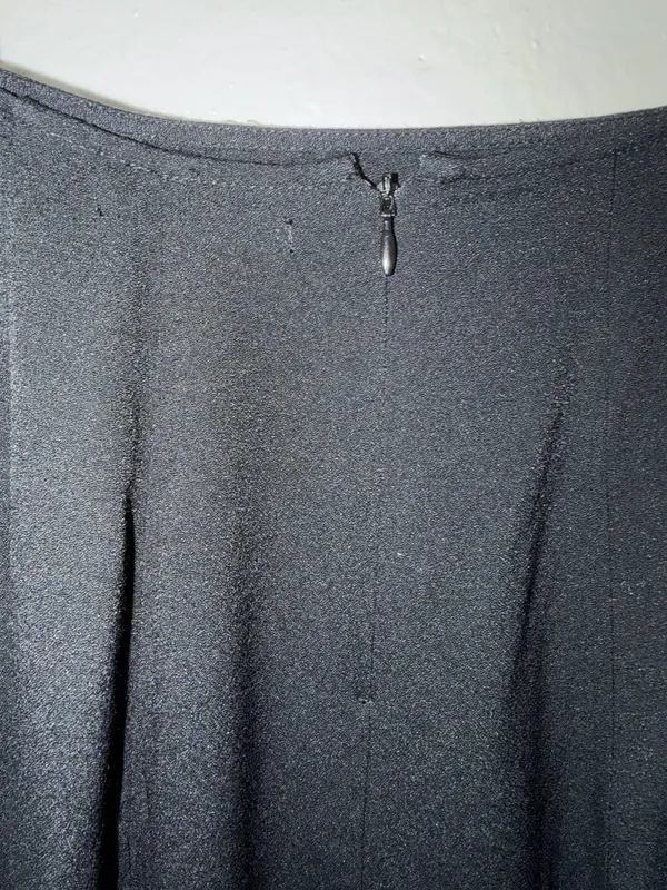 Reformation Black High Slit Maxi Skirt Size 2 - Image 4
