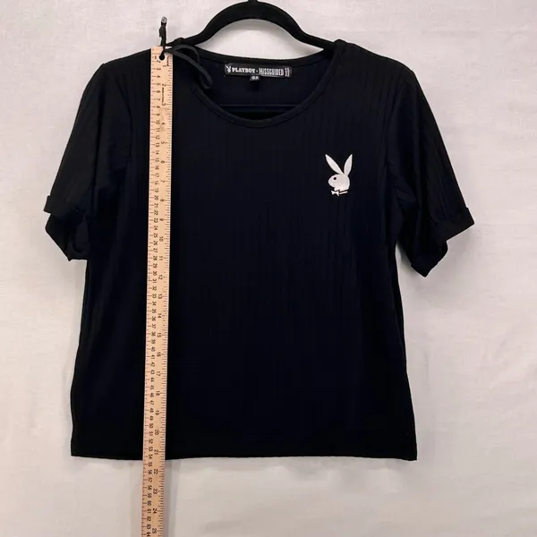 Playboy Missguided Shirt 6 Streetwear Cropped Logo Spellout Statement Y2k‎ - Image 13