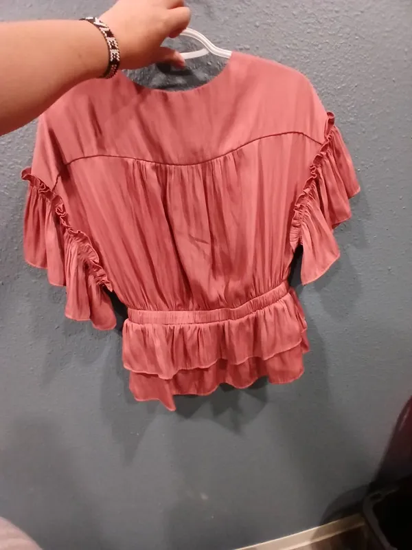 Laurel gray blouse Pink Size M - Image 2