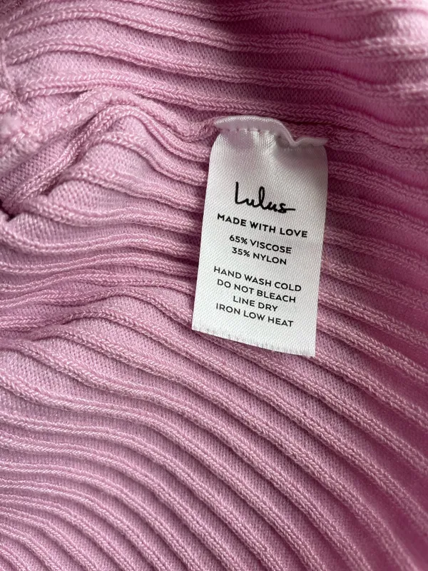 Lulus Pink ribbed tank top - Image 6