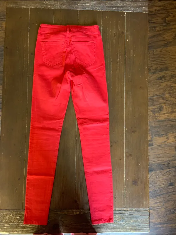 Celebrity Pink Red High-Rise Skinny Jeans - Image 2