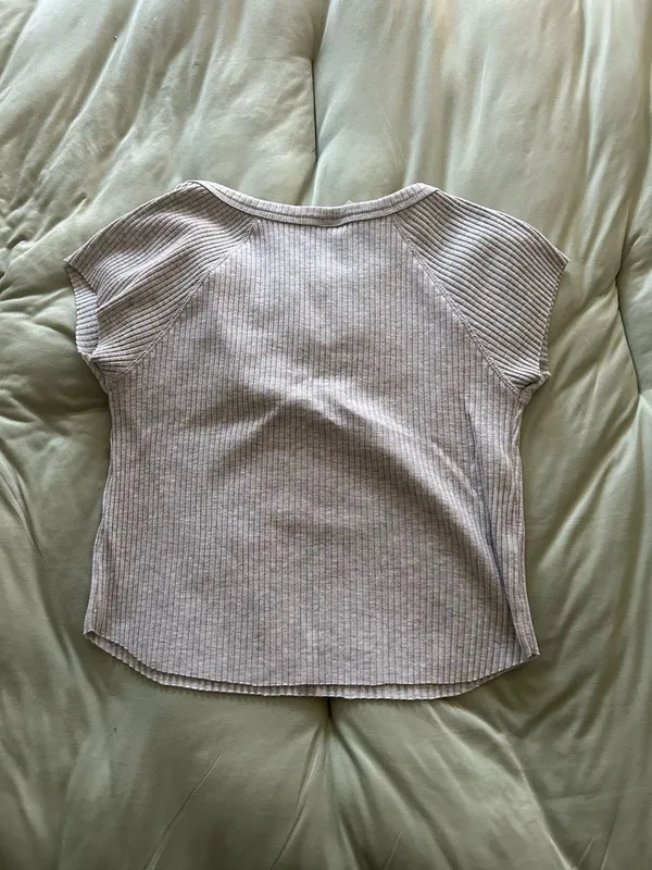 Ribbed top Gray - Image 2