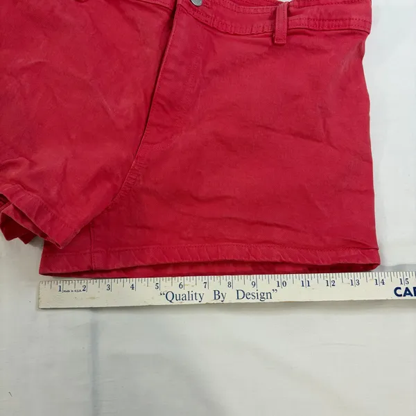 Universal Threads Red Sailor Shorts Womens Size 14 High Rise Denim Mini Shorts - Image 11