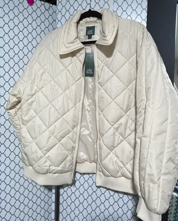 Brand New White Bomber Jacket - Image 4