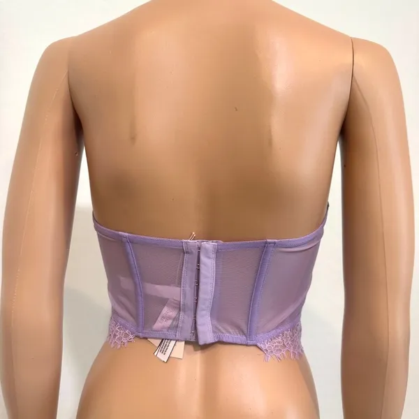 Victoria’s Secret Medium Dream Angels embroidered corset top BC 3187 - Image 9