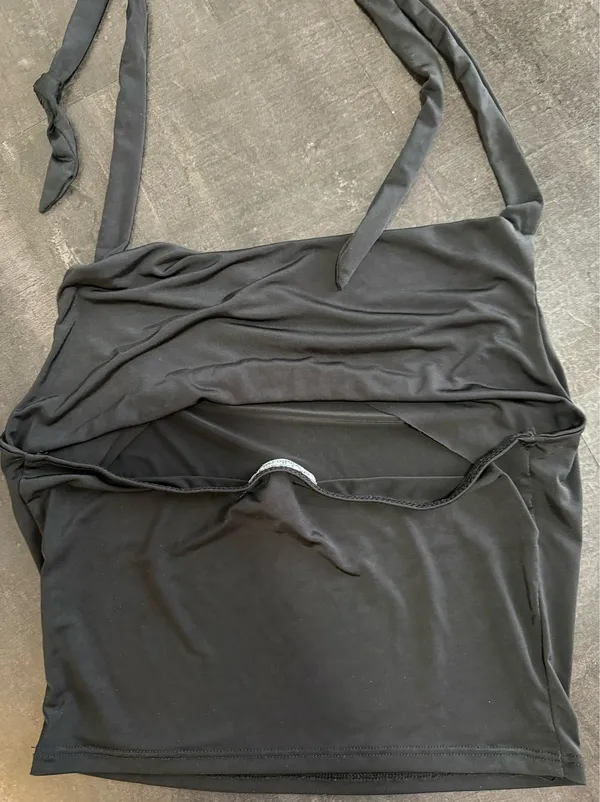 Charlotte Russe Black Halter Camisole Top - Image 5