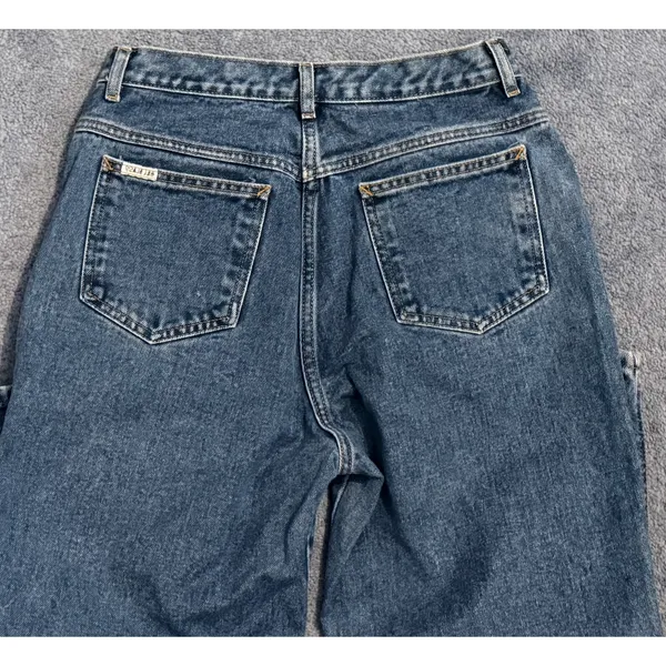 Bill Blass Jeans Womens 26" waist High Rise Mom Blue Cotton Denim Vintage 1990s - Image 6