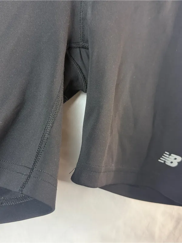 Y2K New Balance Black Biker Shorts - Image 3