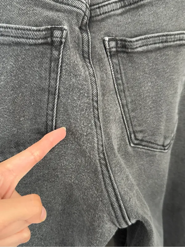 AYR 25 The Beat Jeans Washed Fade Black Barrel Relaxed Ankle Office Work Career - Image 4