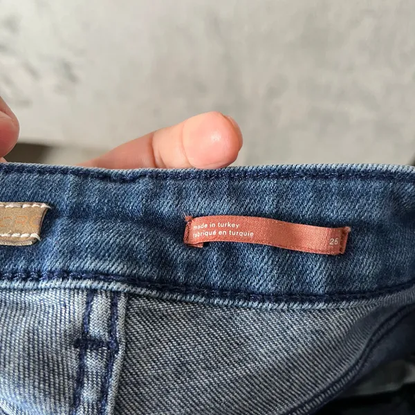 Pilcro The Demilune Boot Jeans Size 26 Patch Pocket Flare Bootcut Denim Rodeo - Image 10