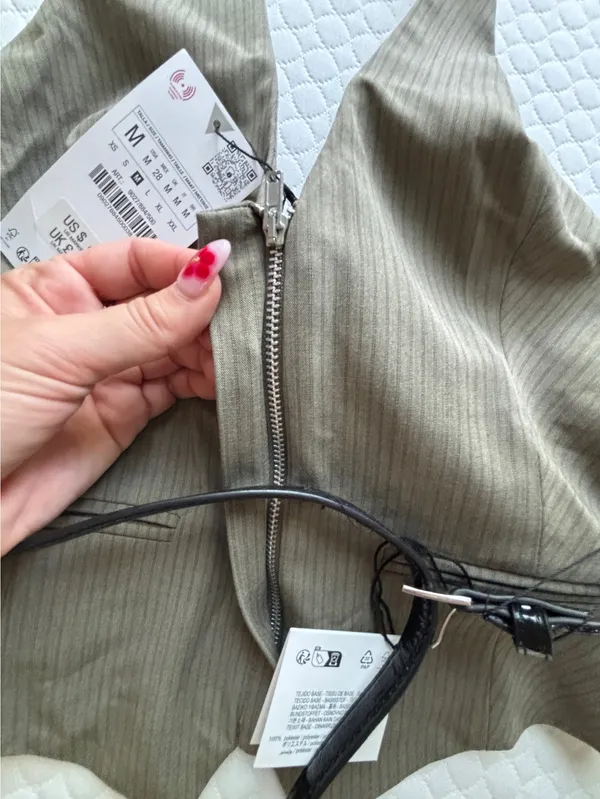 Zara Office Siren Halter Top  - Image 4