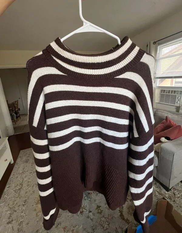Target striped turtle neck sweater  - Image 2