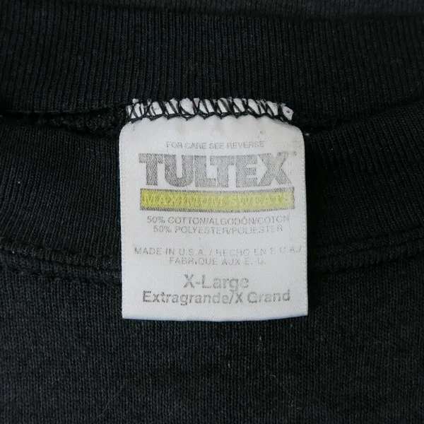 Vintage 90s Tultex American Flag Sweatshirt - Image 2