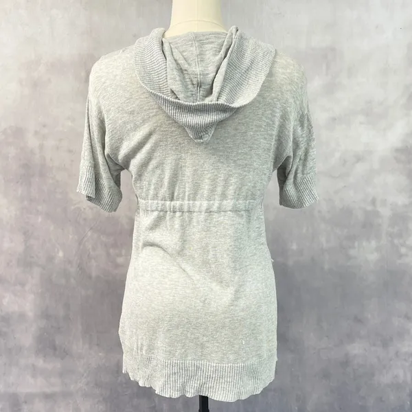 Abercrombie And Fitch Womens Cardigan Size M Preppy Coastal Clean Girl Minimal - Image 3