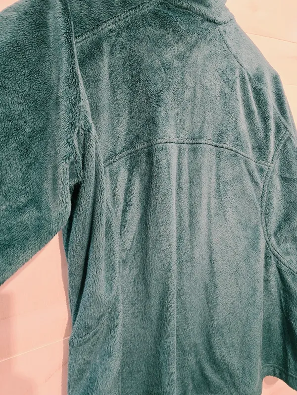 {XL} Columbia Fleece Full Zip Jacket Green - Image 7