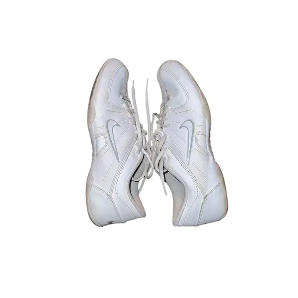 Nike Women's White Cheerleading Sneakers Size 7 - Image 5