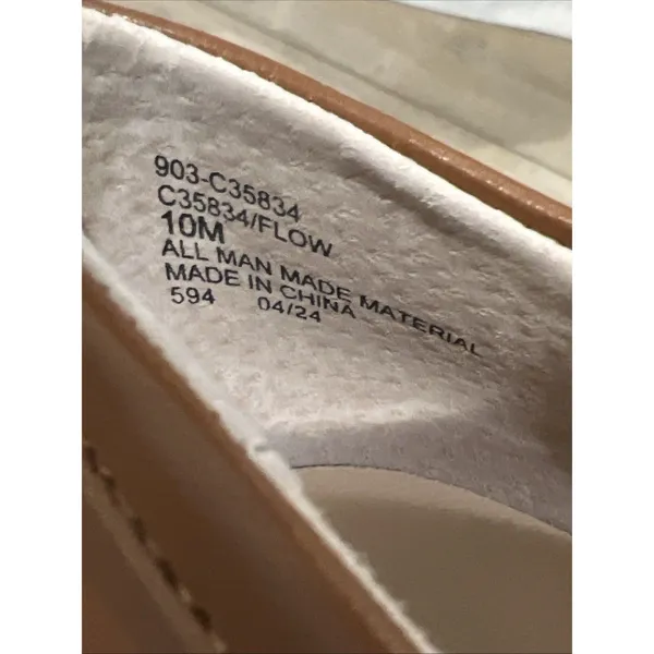 NEW Cliffs by White Mountain Flow Brown/Smooth Gold Buckle Loafer Women Size 10 - Image 4