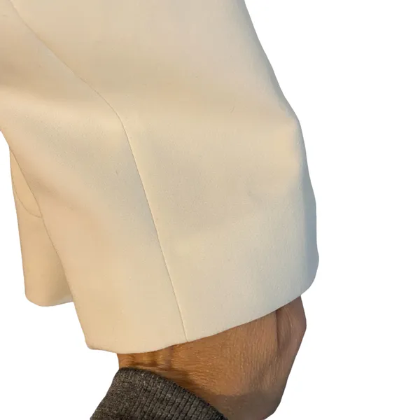 Zara White Oversized Blazer Two Button Notched Collar Jacket Women Sz XS - Image 5