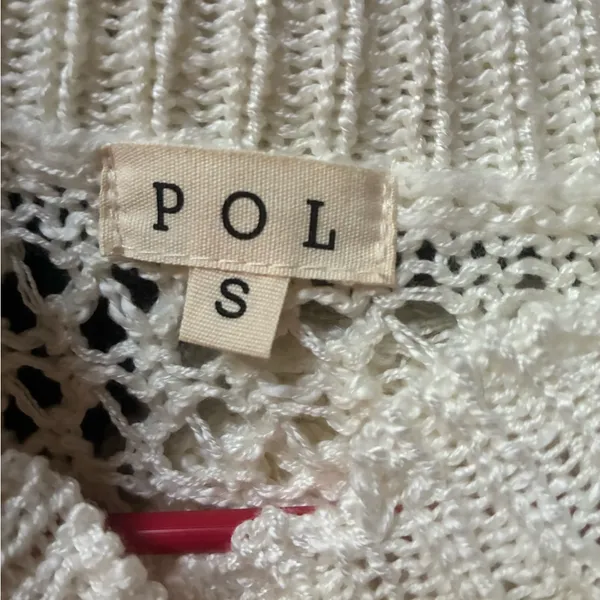 POL White Knit Sweater - Image 4