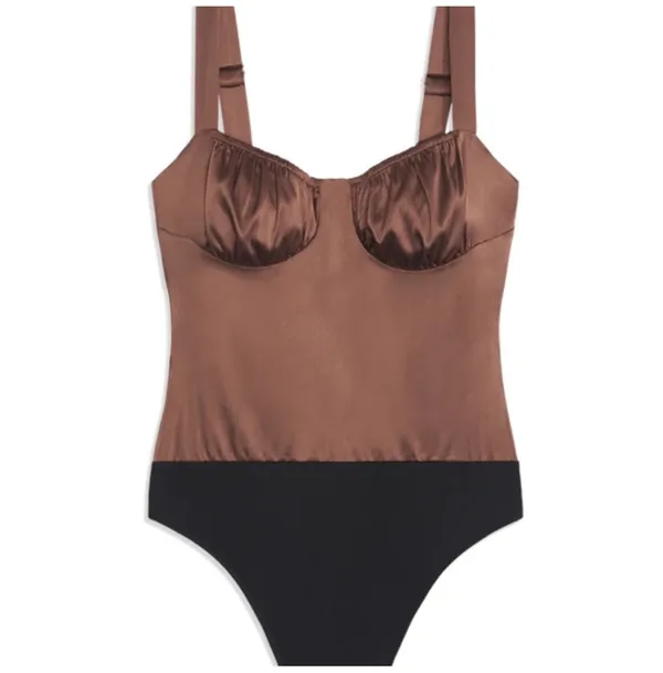 WeWoreWhat brown bodysuit - Image 3