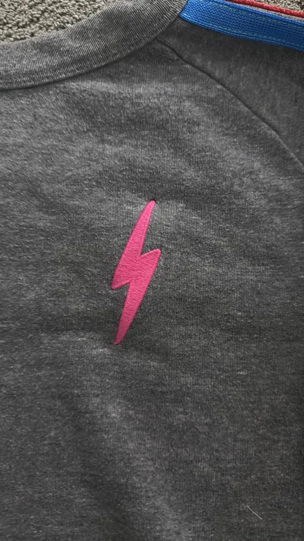 Aviator Nation Sweatshirt Cropped Neon - Image 5