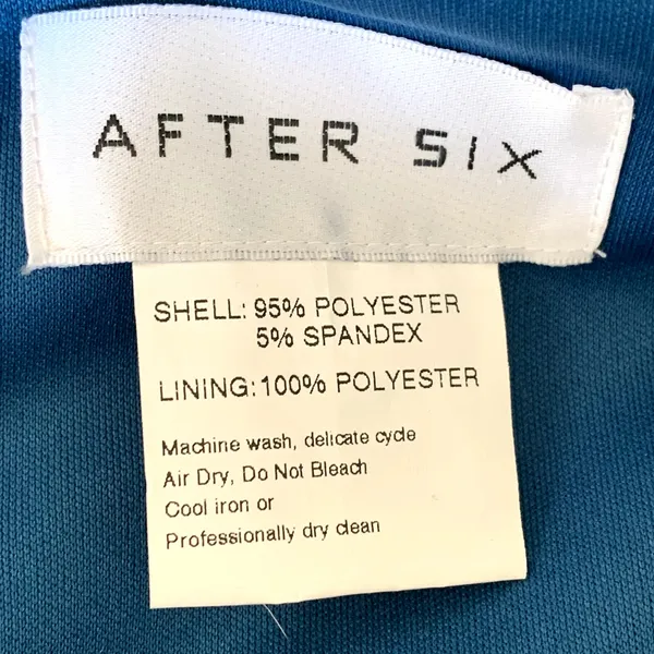 NWT After‎ Six Velvet Flutter Sleeve Dress in Dutch Blue - Image 7