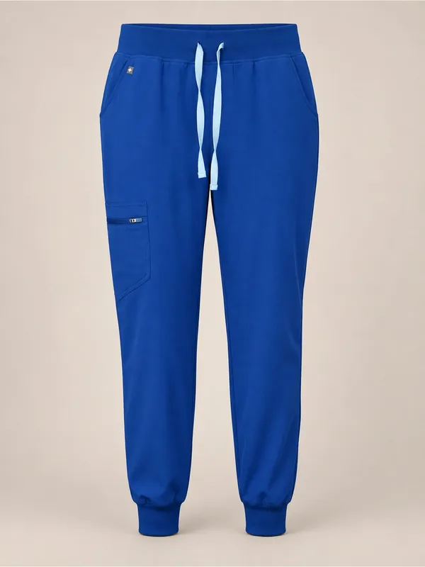 FIGS Blue Slim Jogger Scrub Pants Tall Women’s XL - Image 2